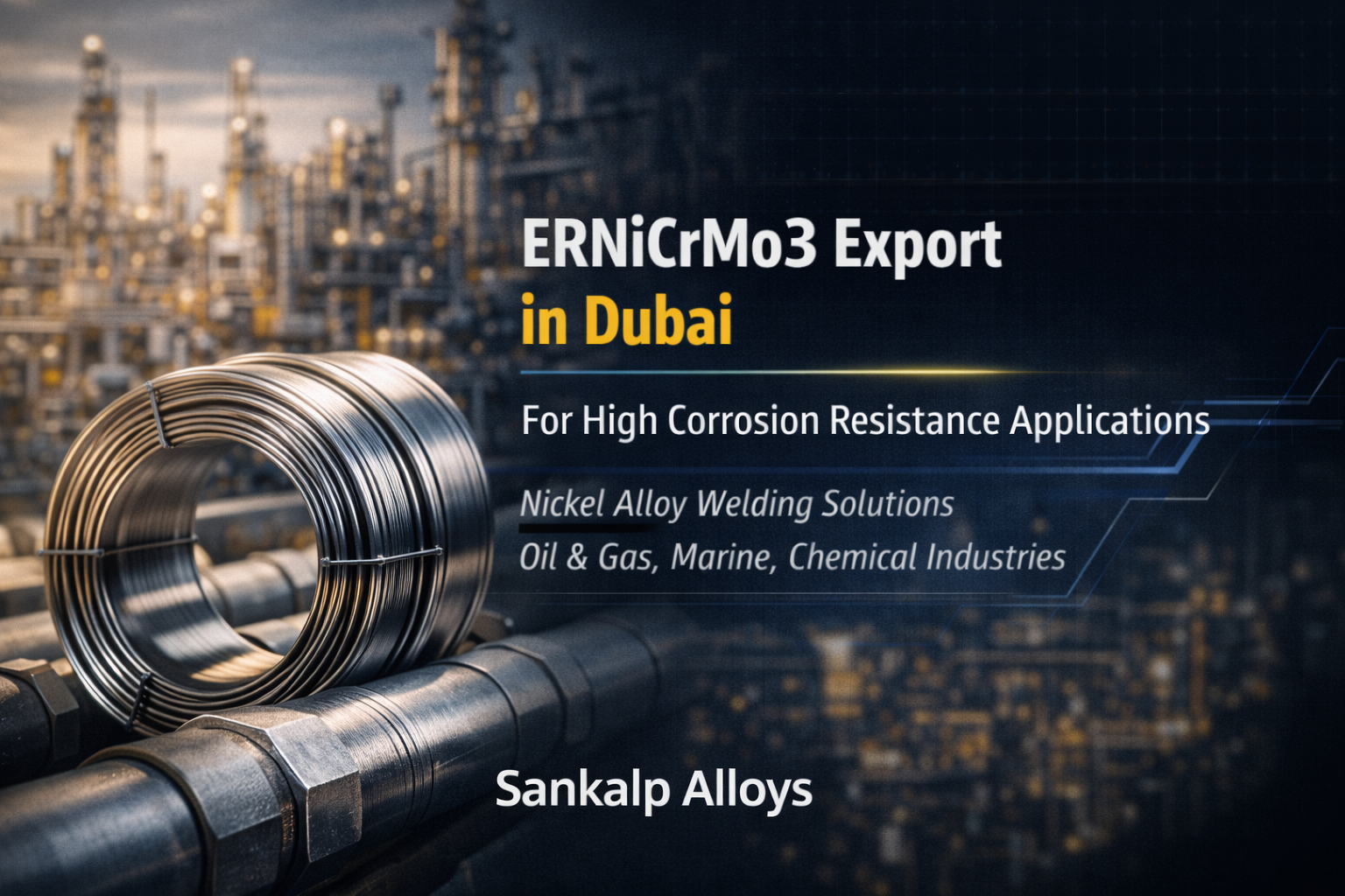 ERNiCrMo-3 Exporter in Dubai – Inconel 625 Welding Wire