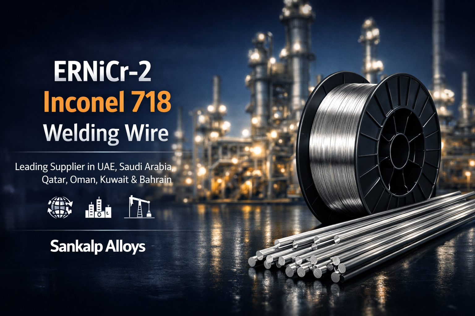 ERNiCr-2 Inconel 718 Welding Wire UAE Saudi Arabia Qatar