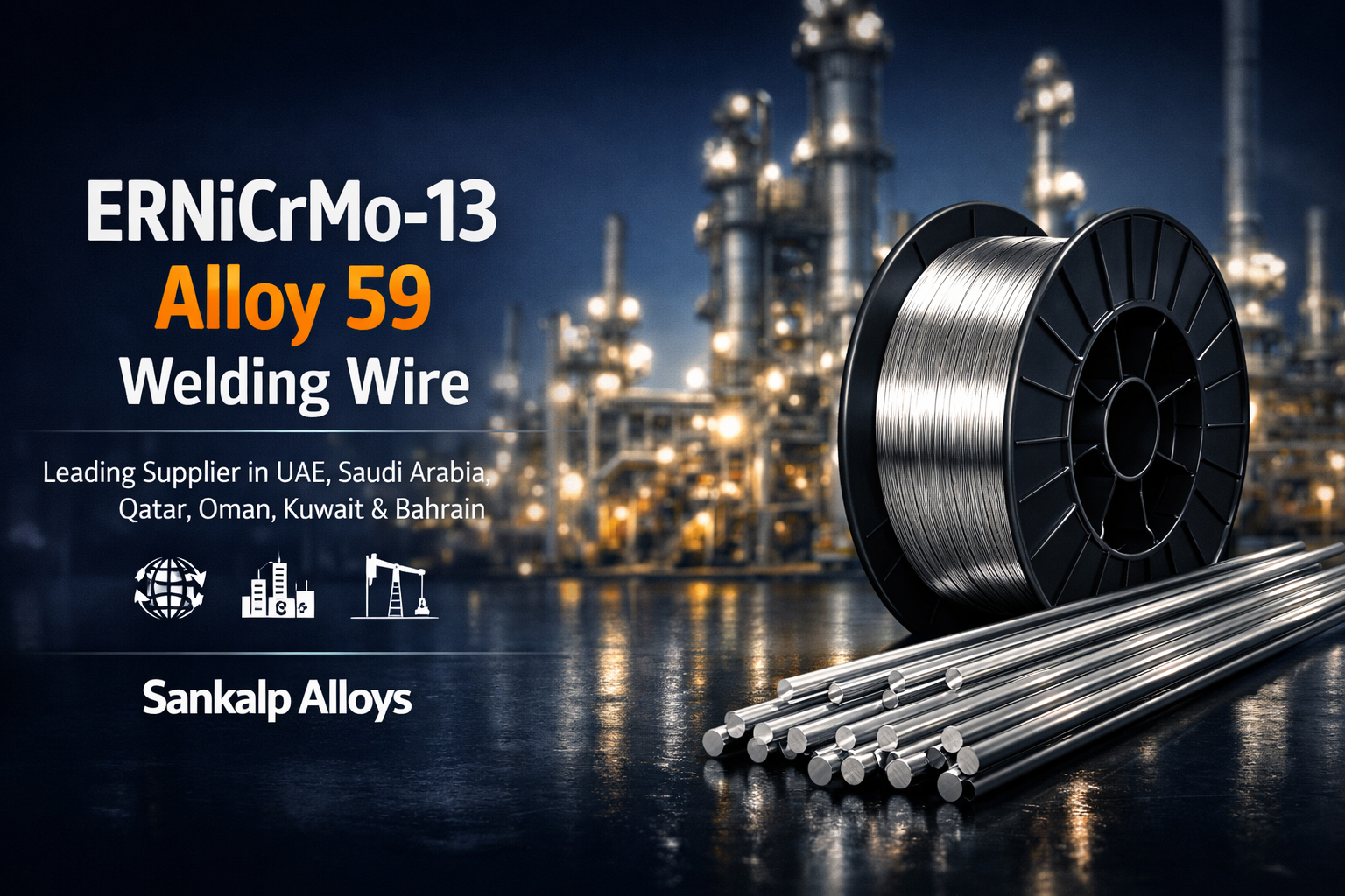 ERNiCrMo-13 Alloy 59 Welding Wire UAE Saudi Arabia Qatar