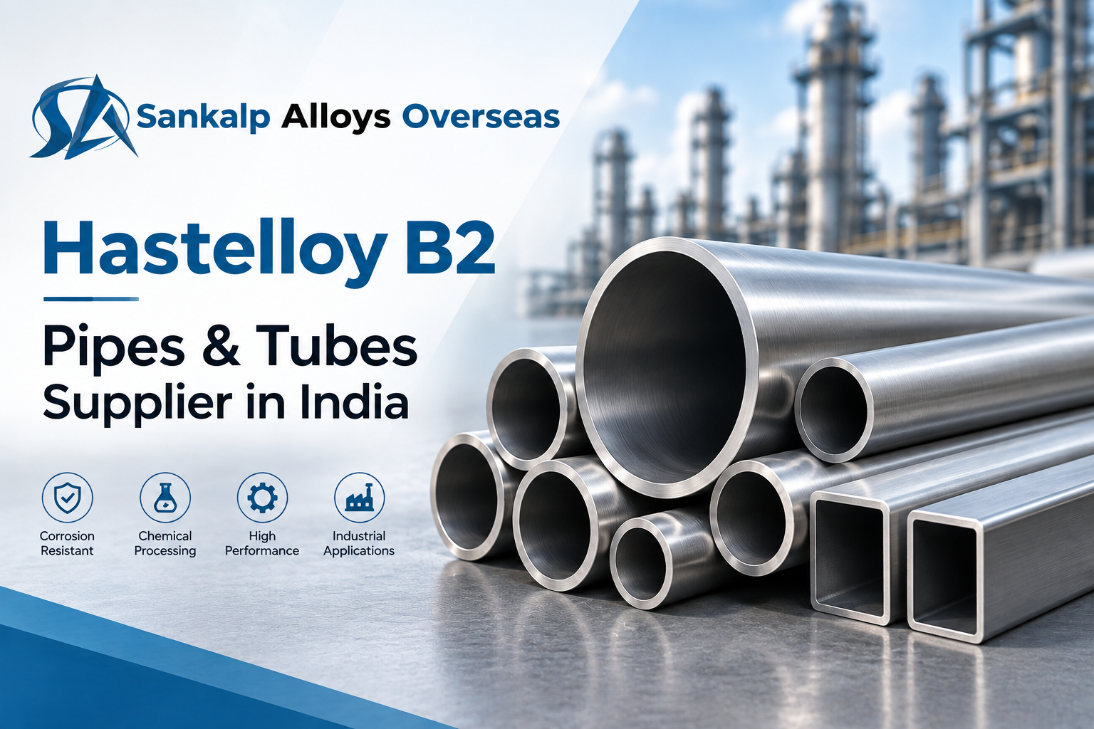 Hastelloy B2 Pipes & Tubes Supplier in India