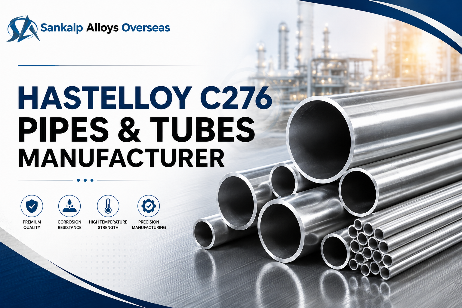 Hastelloy C276 Pipes & Tubes Manufacturer | Sankalp Alloys