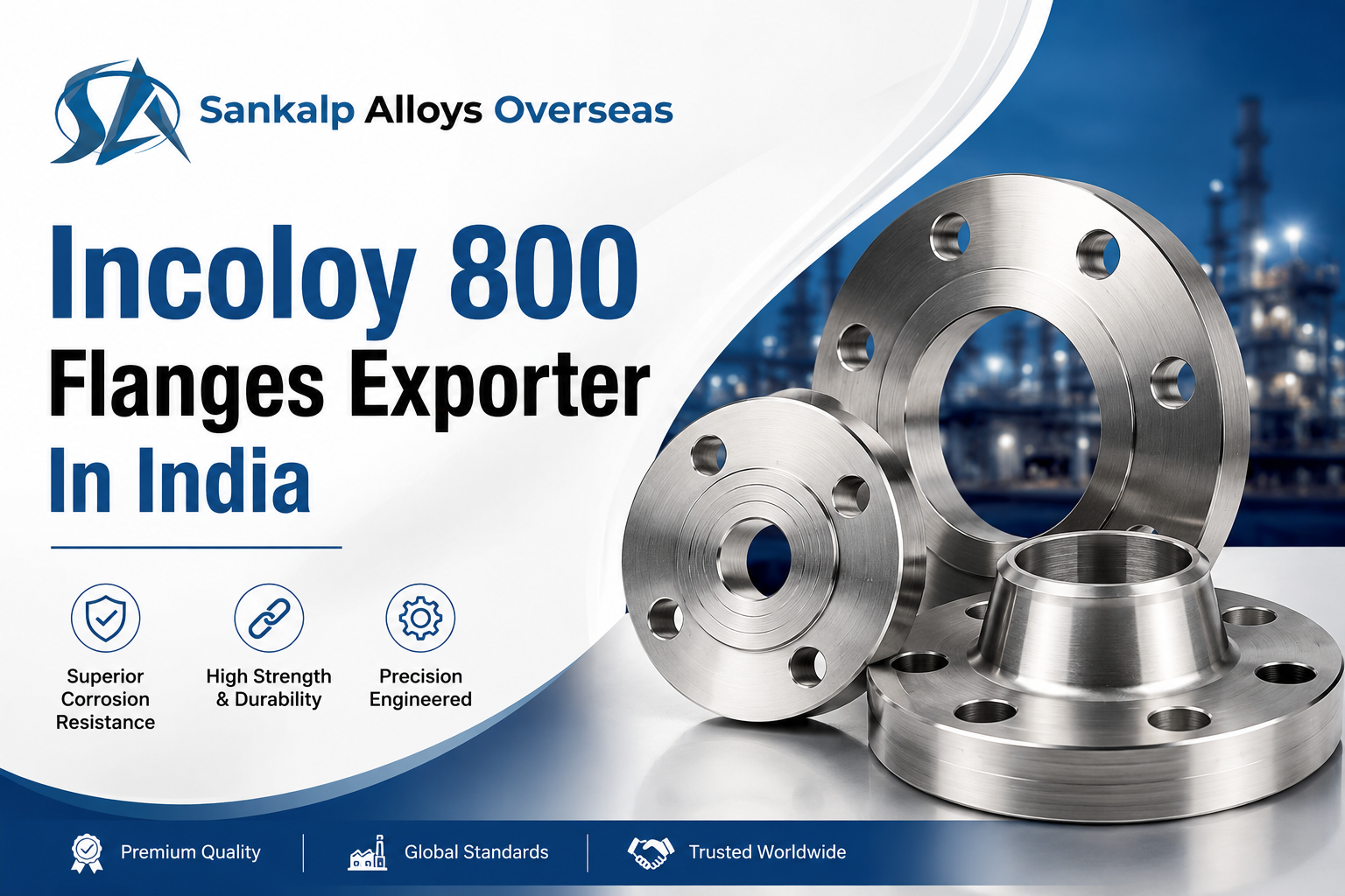 Incoloy 800 Flanges Exporter in India