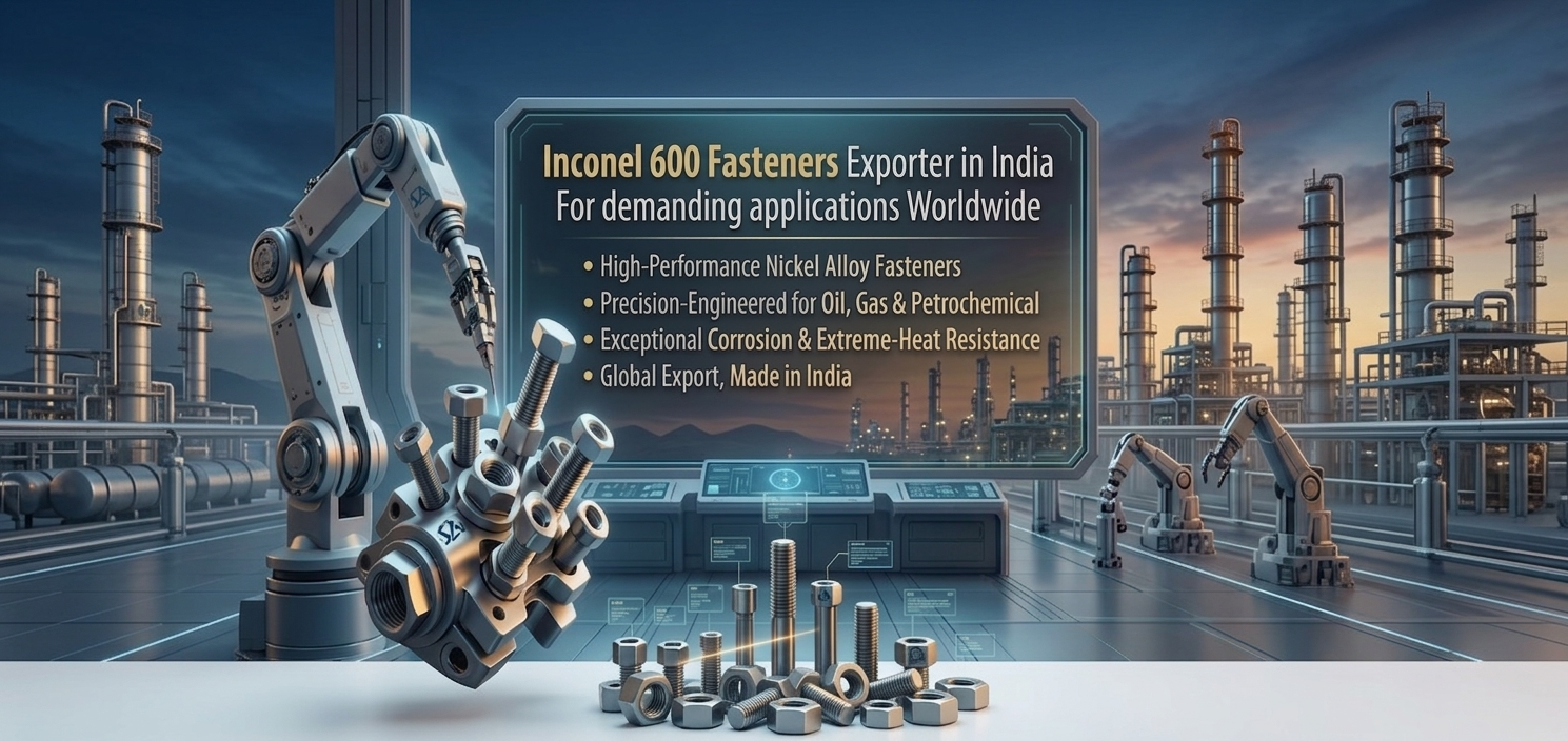 Inconel 600 Fasteners Exporter in India