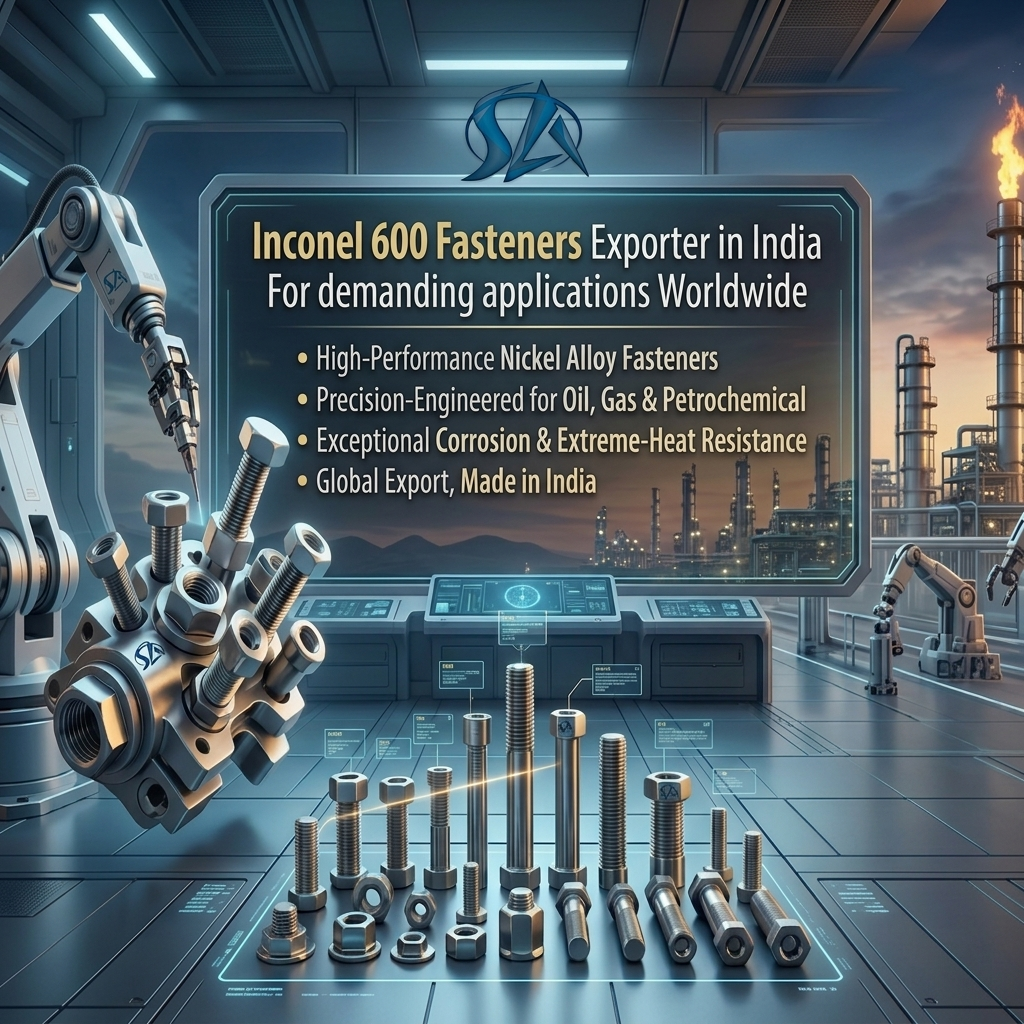 Inconel 600 Fasteners Exporter in India