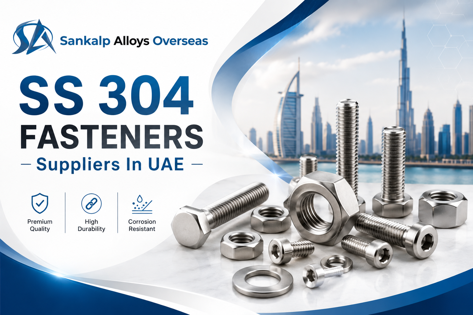 SS 304 Fasteners Suppliers In UAE