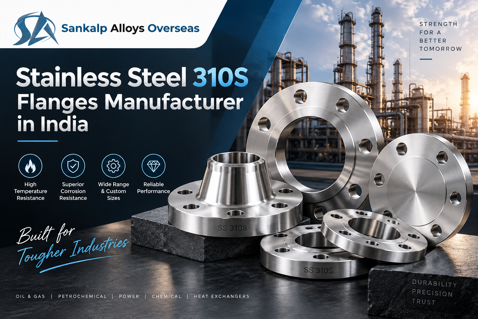 Stainless Steel 310S Flanges Manufacturer In India