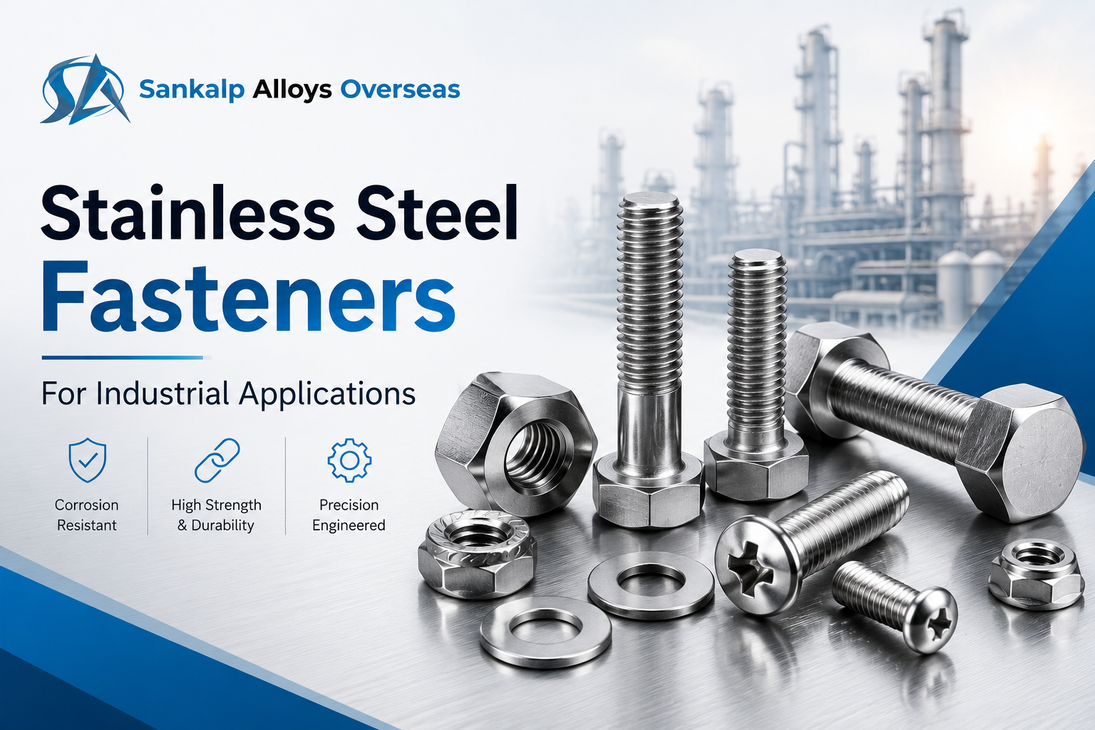 Stainless Steel Fasteners For Industrial Applications