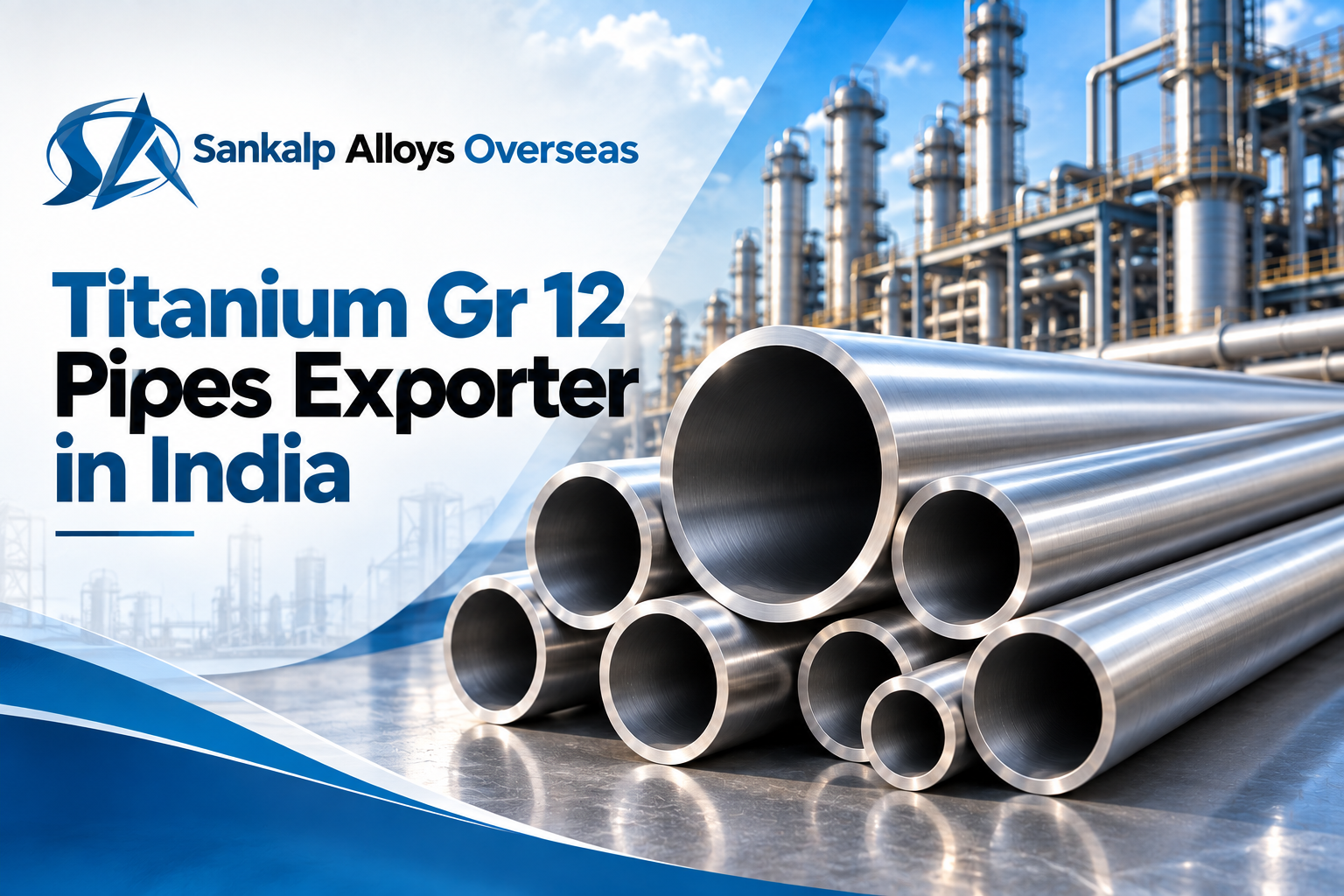 Titanium Grade 12 Pipes Exporter in India